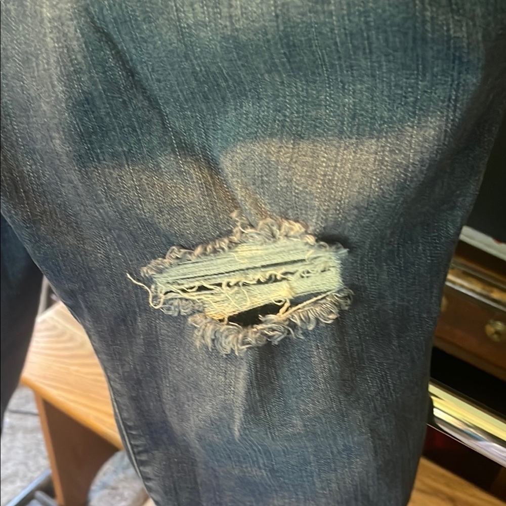Torrid size 28Tall bombshell skinny Blue Jeans - Picture 5 of 6